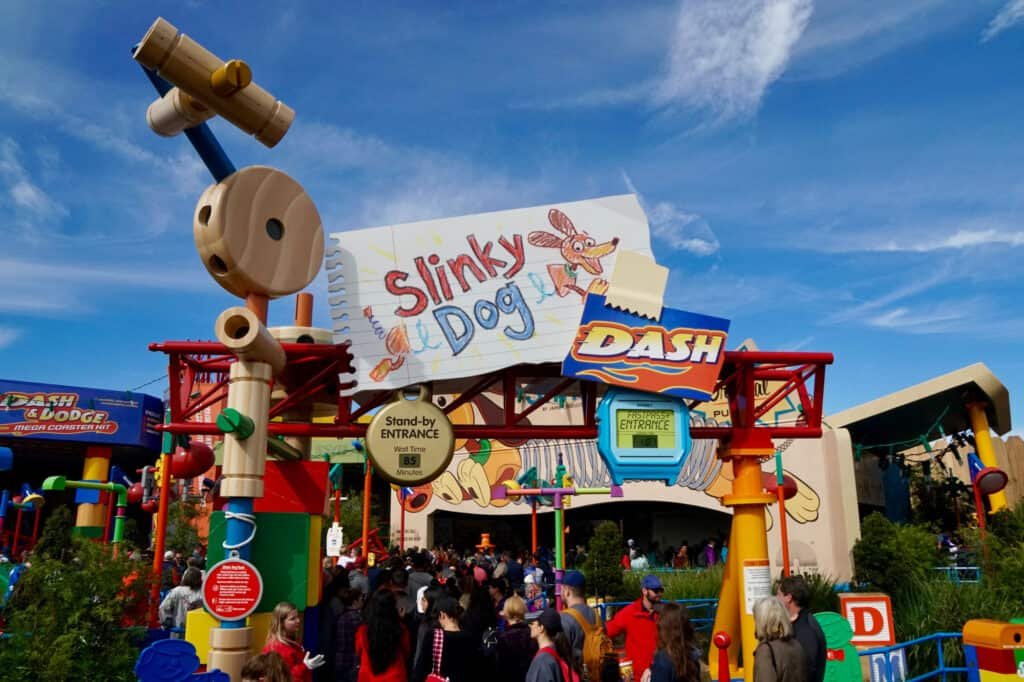 Slinky Dog Dash at Hollywood Studios