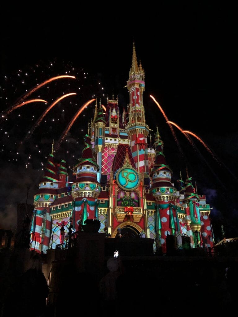 Christmas Castle Fireworks