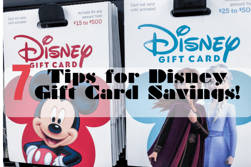 7 Insanely Helpful Tips for Disney Gift Card Savings and boosting your ...