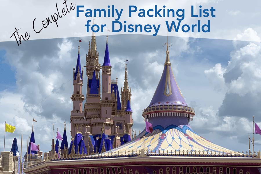 Cinderella Castle and King Arthur's Carousel at Magic Kingdom Walt Disney World