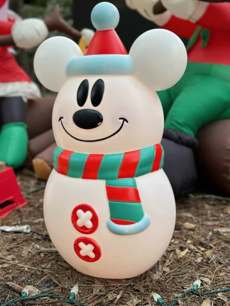 Holiday Decorations at Fort Wilderness Disney in December