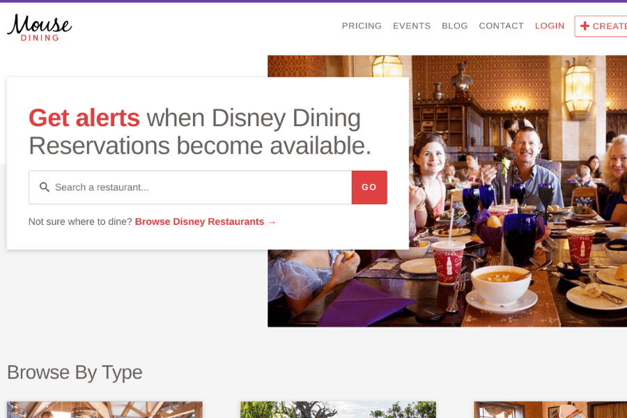 MouseDining.com Best disney dining reservation finder