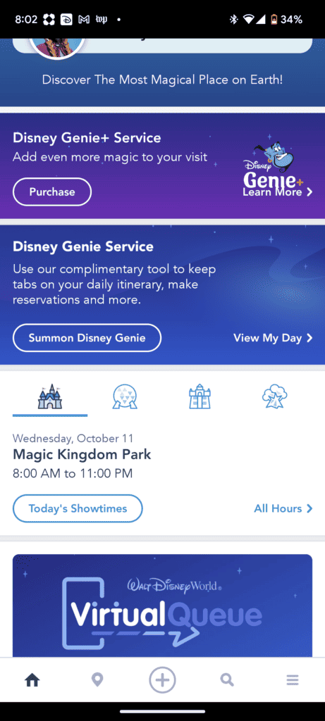 Disney Genie Plus screenshot