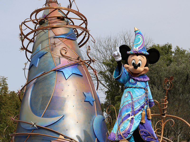 Magic Happens Parade Mickey Mouse at Disneyland