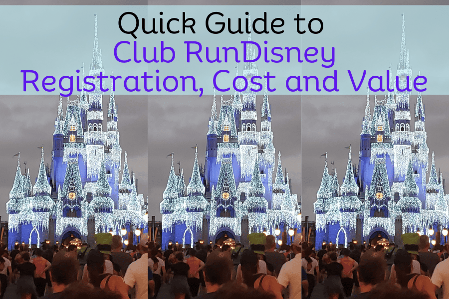RunDisney race Disney castle