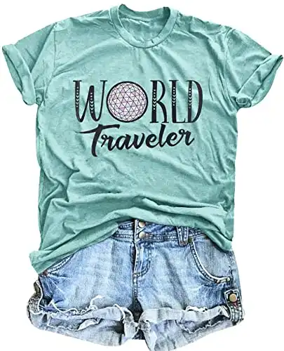 Believe Shirt Women Cute Fairy Graphic Tshirt Girl Trip Tee Funny Vacation Shirt Causal Short Sleeve Top Light Green