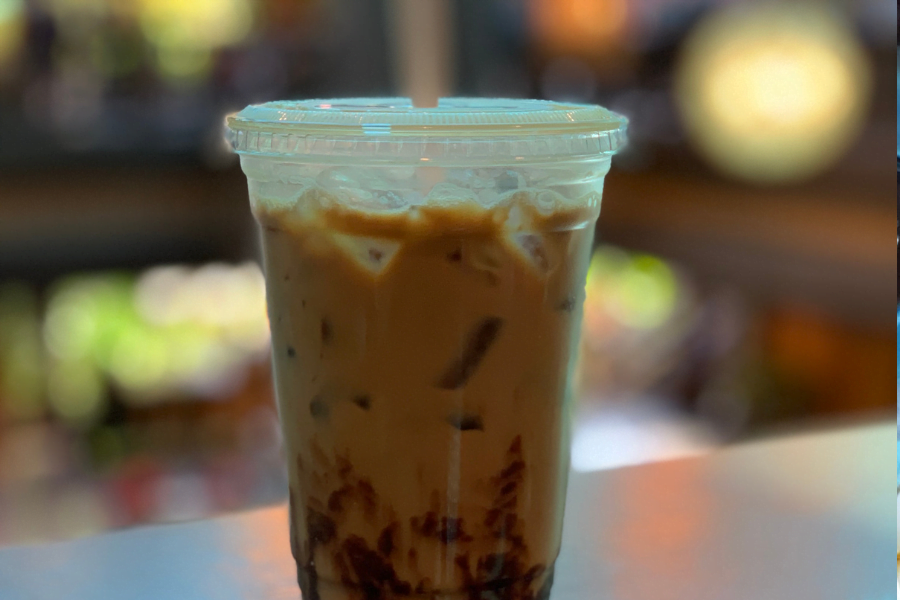 Starbucks Iced Coffee Drink at Trolley Car Cafe