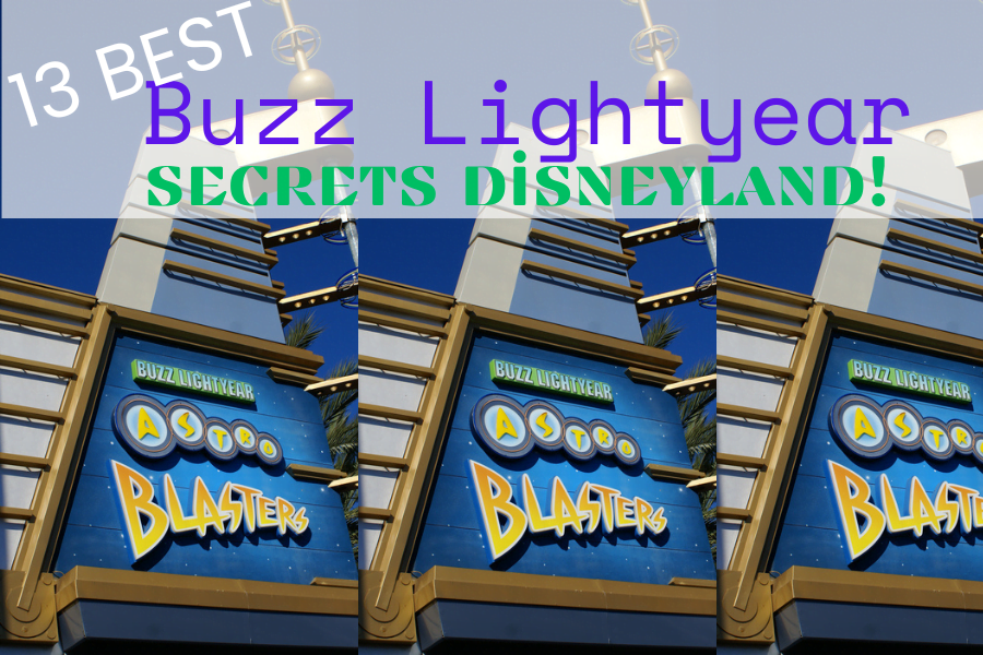 Buzz Lightyear Disneyland Astro Blasters Sign