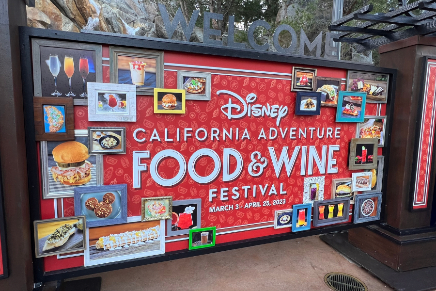 disneyland in march california adventure food and wine festival