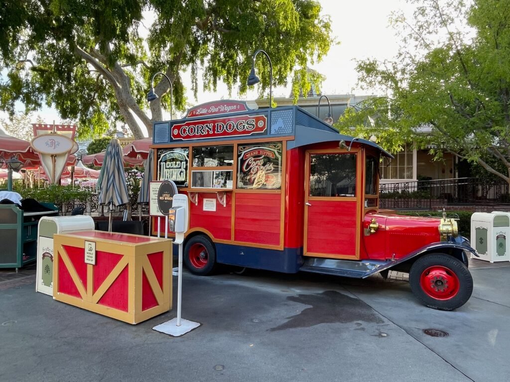 Disneyland little red wagon