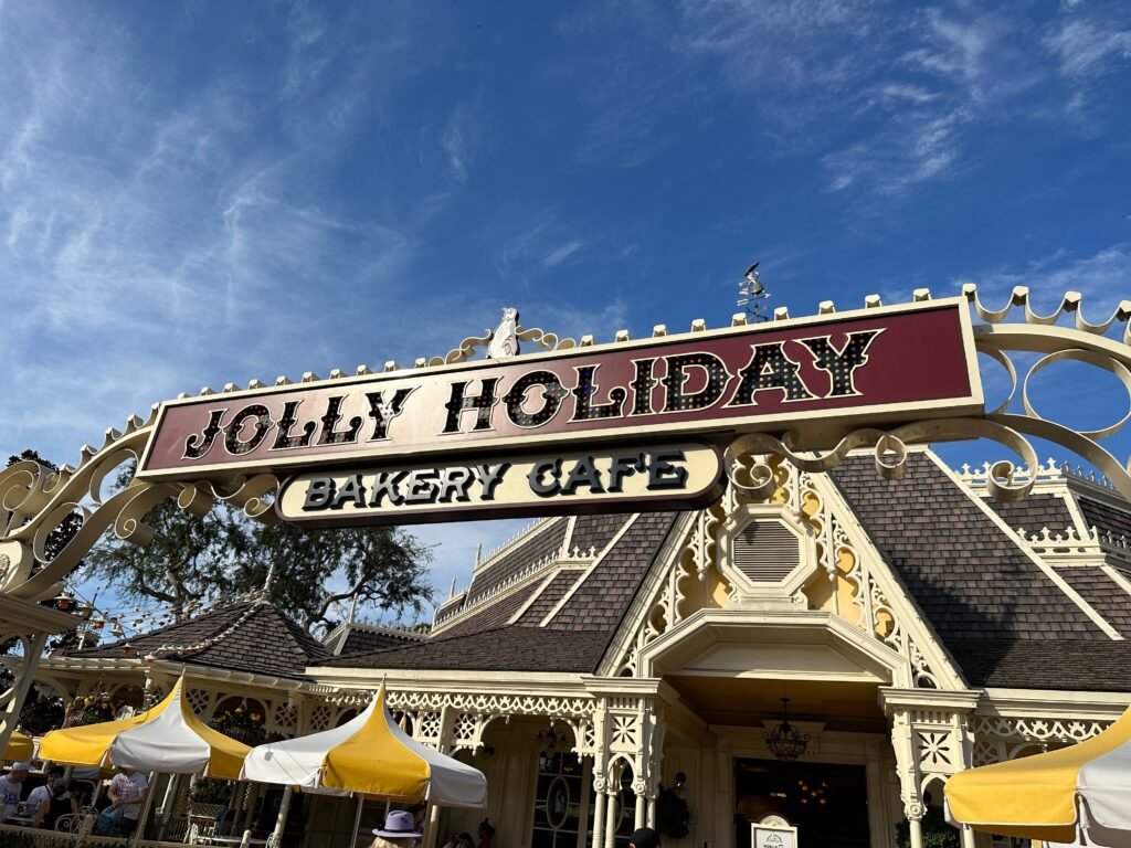 Jolly Holiday Bakery cafe sign