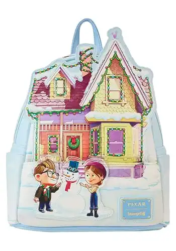 Loungefly Disney Pixar Up House Holiday Light Up Mini Backpack