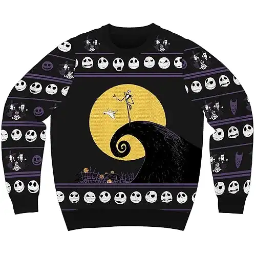 Disney The Nightmare Before Christmas Winter Holiday Christmas Sweater Licensed