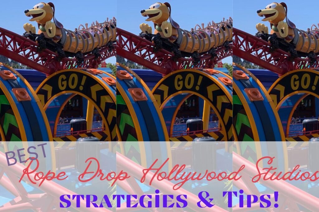 best rope drop hollywood studios strategy slinky dog dash