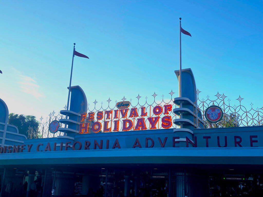 festival of the Holidays Disney California adventure