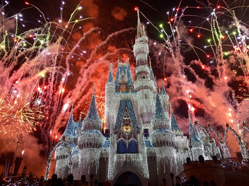 fireworks Cinderella Castle