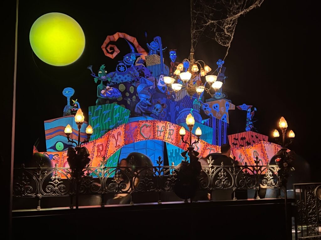 nightmare before Christmas at disneyland in december