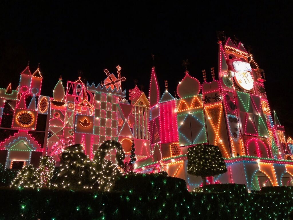 small world holiday Christmas lights