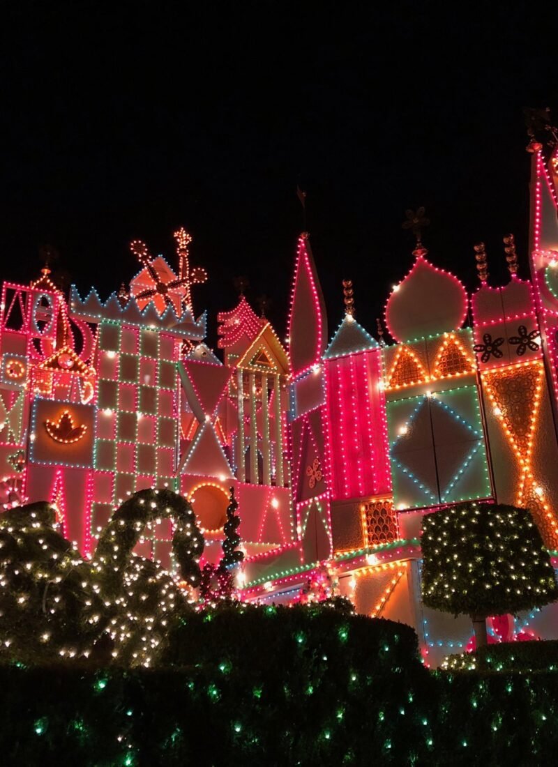 small world holiday Christmas lights