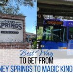 best ways to get from Disney springs to magic kingdom, Disney Bus, Disney Springs welcome sign