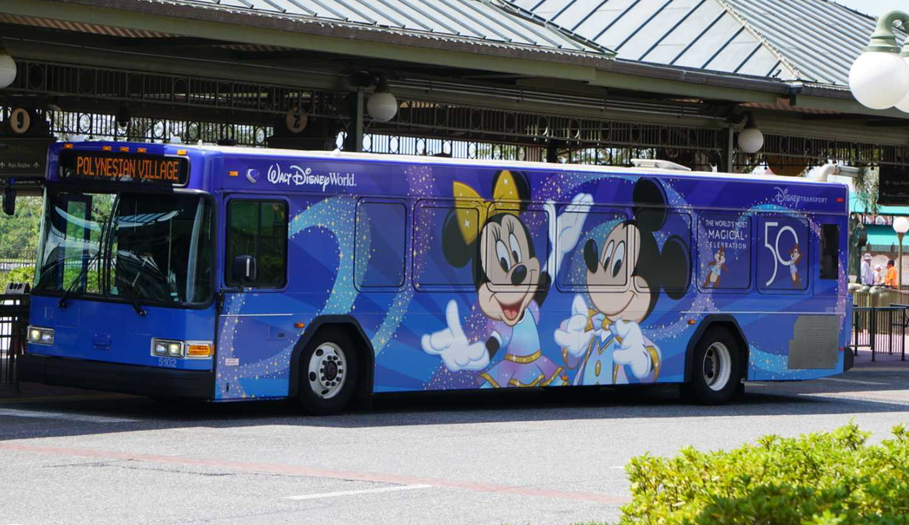 Disney transportation Disney bus